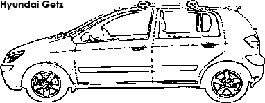 Hyundai Getz dimensions